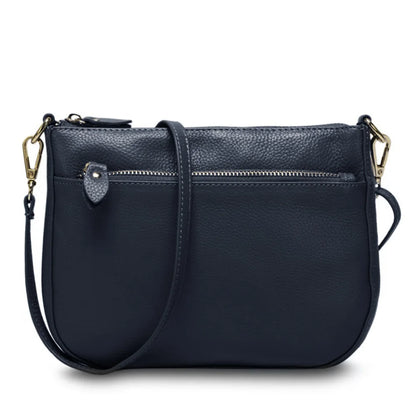 Roma Luxe™ | Genuine Leather Small Flap Crossbody Bag