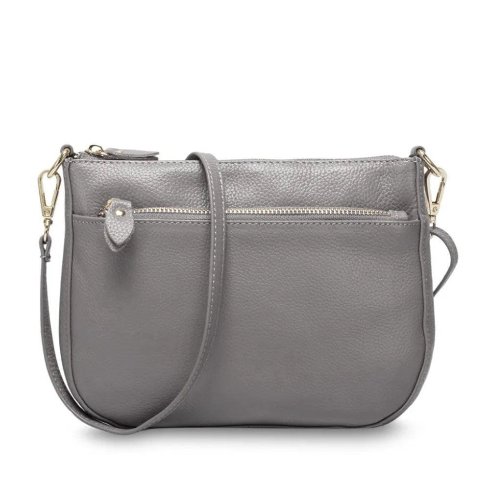 Roma Luxe™ | Genuine Leather Small Flap Crossbody Bag