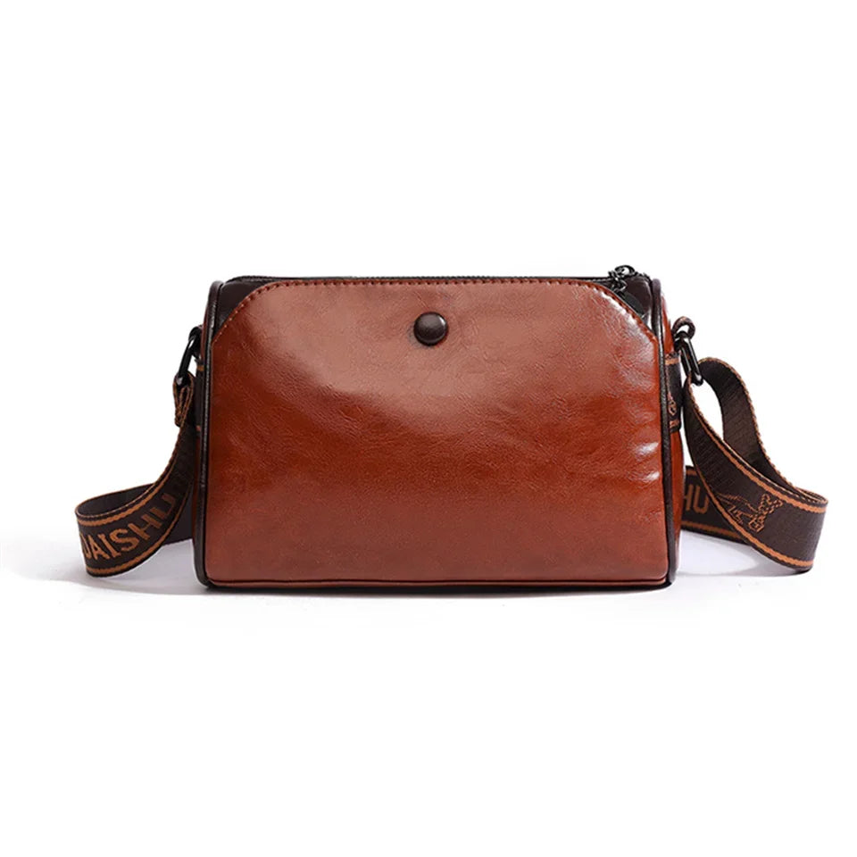 Roma Luxe™ | Premium Soft Leather Crossbody Tote