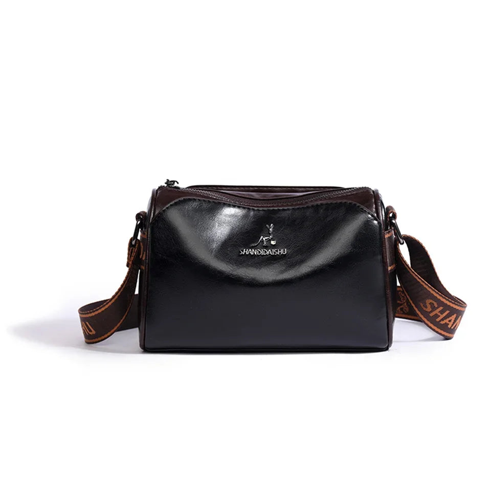 Roma Luxe™ | Premium Soft Leather Crossbody Tote